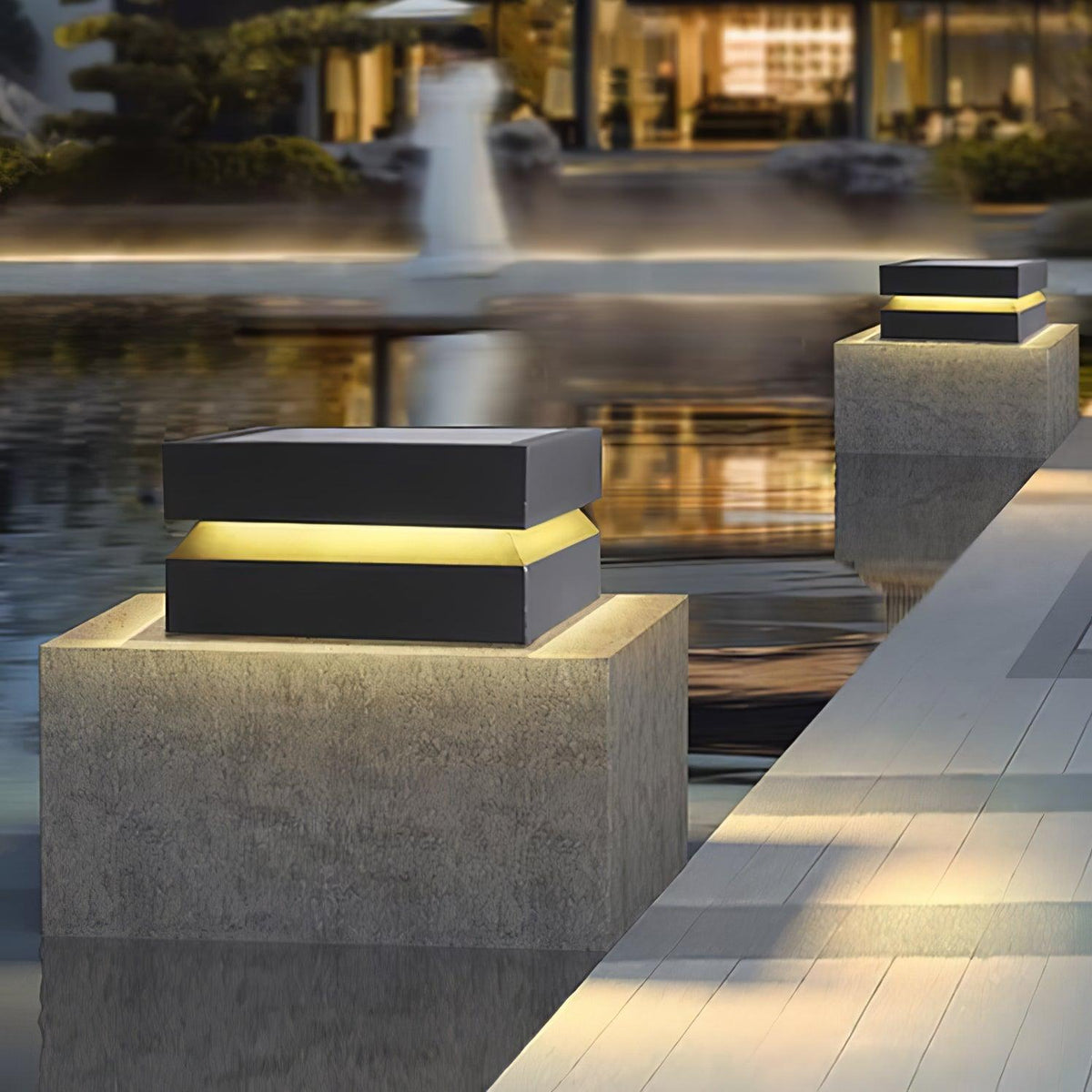 Westoria Metal Square Outdoor Post Lamp