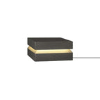 Westoria Metal Square Outdoor Post Lamp#Size_9.8"#Power source_Model A: Wired Version#Kelvin range_Warm Light
