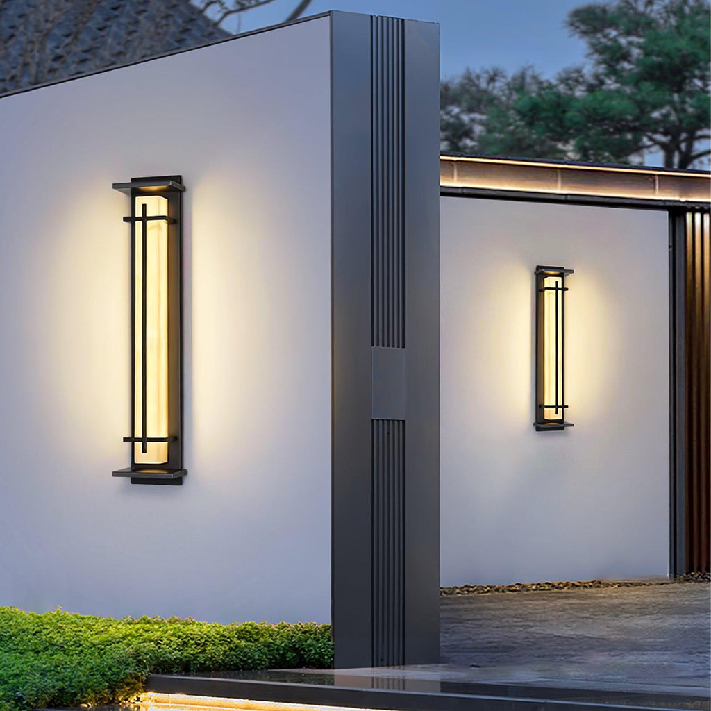 Xandelle Metal Square Outdoor Wall Lamp