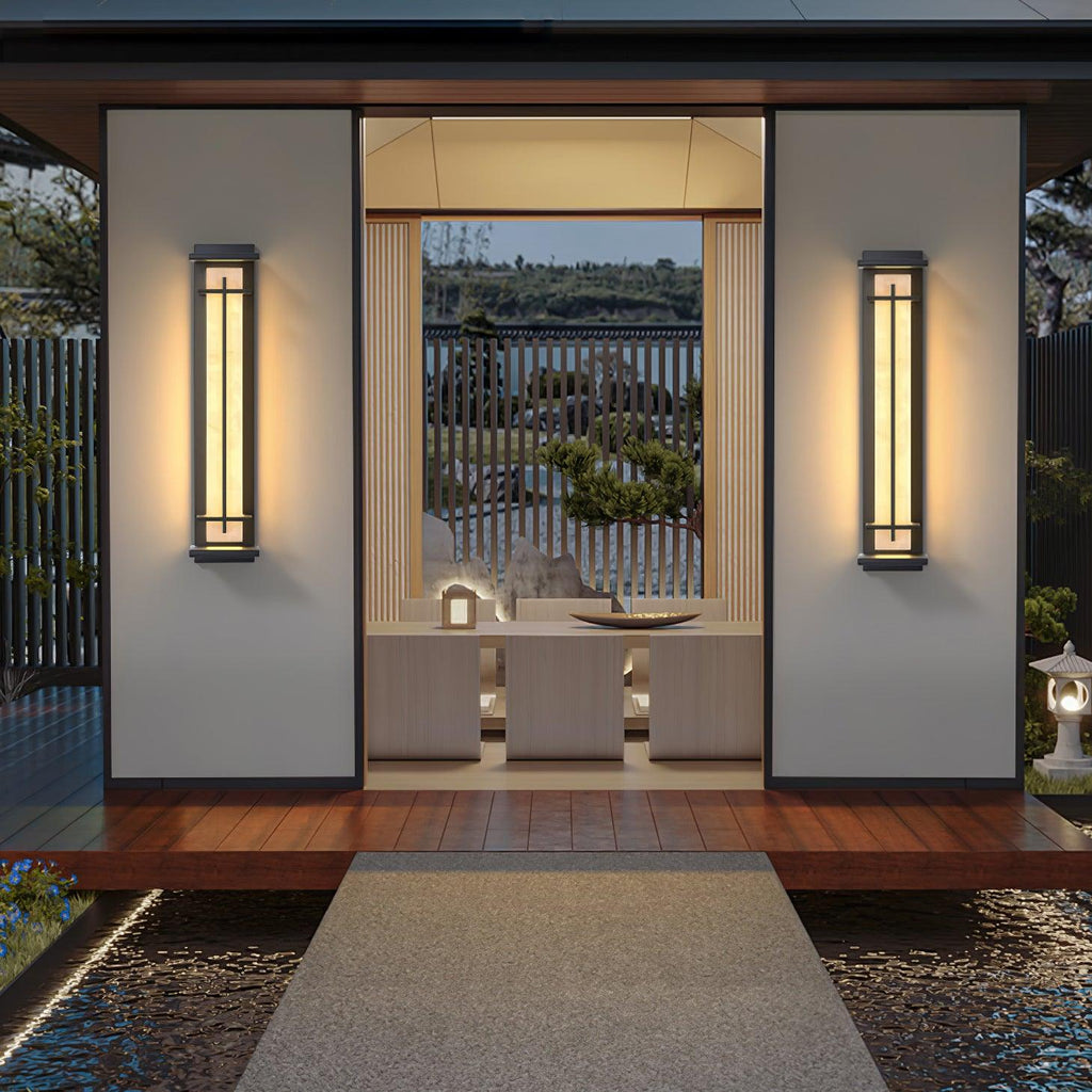 Xandelle Metal Square Outdoor Wall Lamp
