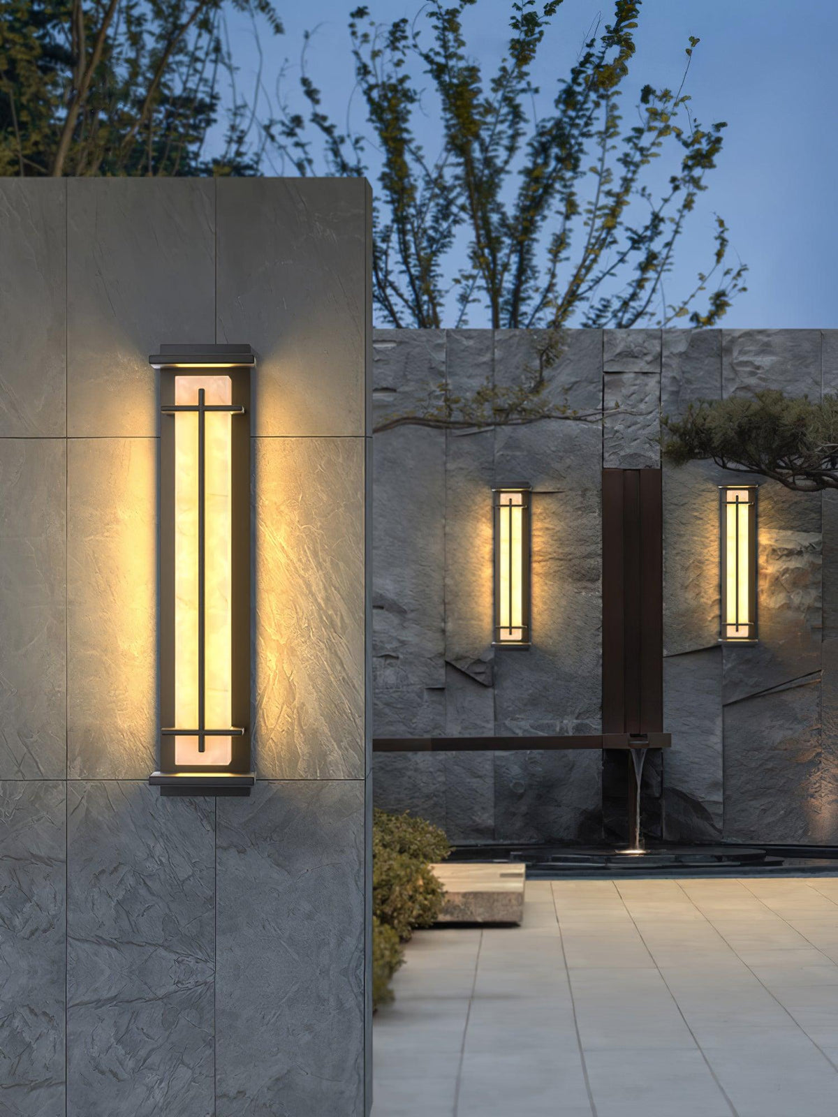 Xandelle Metal Square Outdoor Wall Lamp