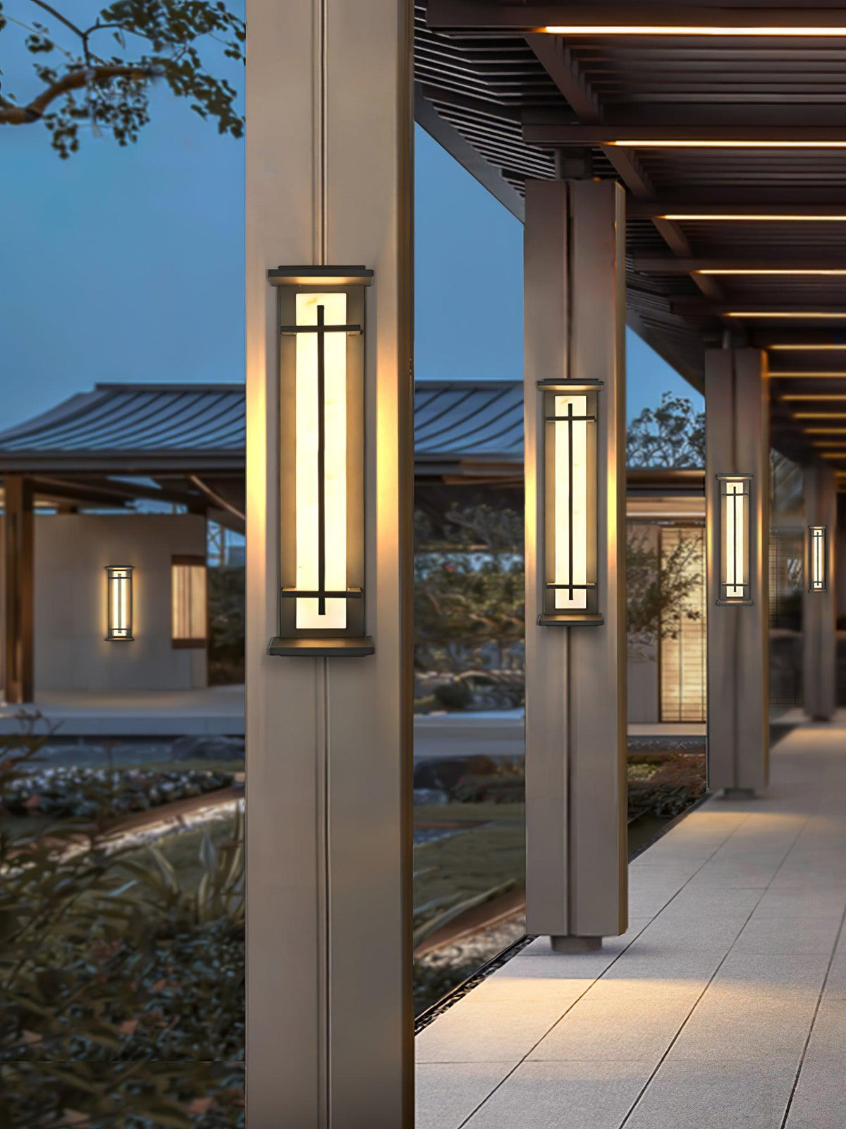Xandelle Metal Square Outdoor Wall Lamp