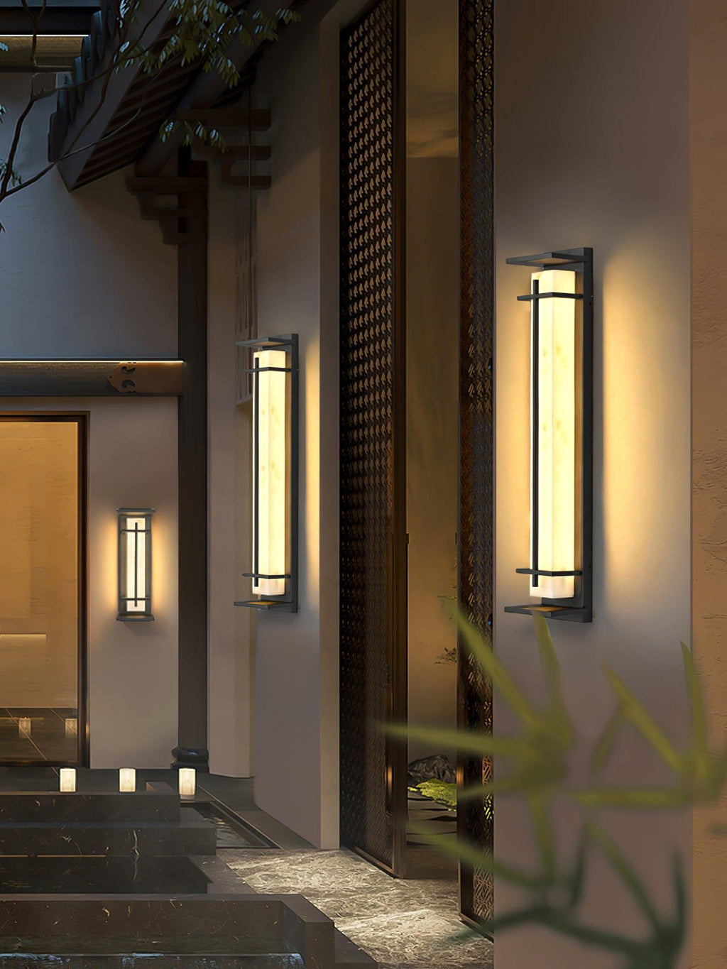 Xandelle Metal Square Outdoor Wall Lamp