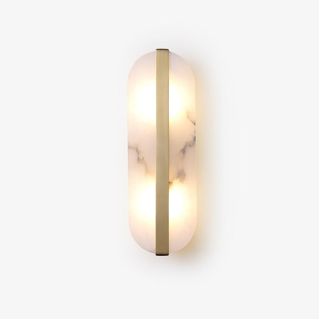 Caelisse Alabaster Oval LED Wall Lamp