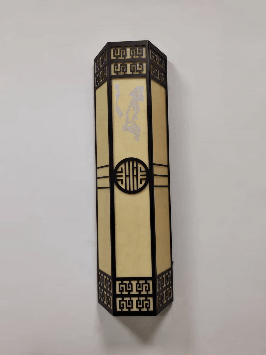Virelle Plaster Stripe Outdoor Wall Lamp