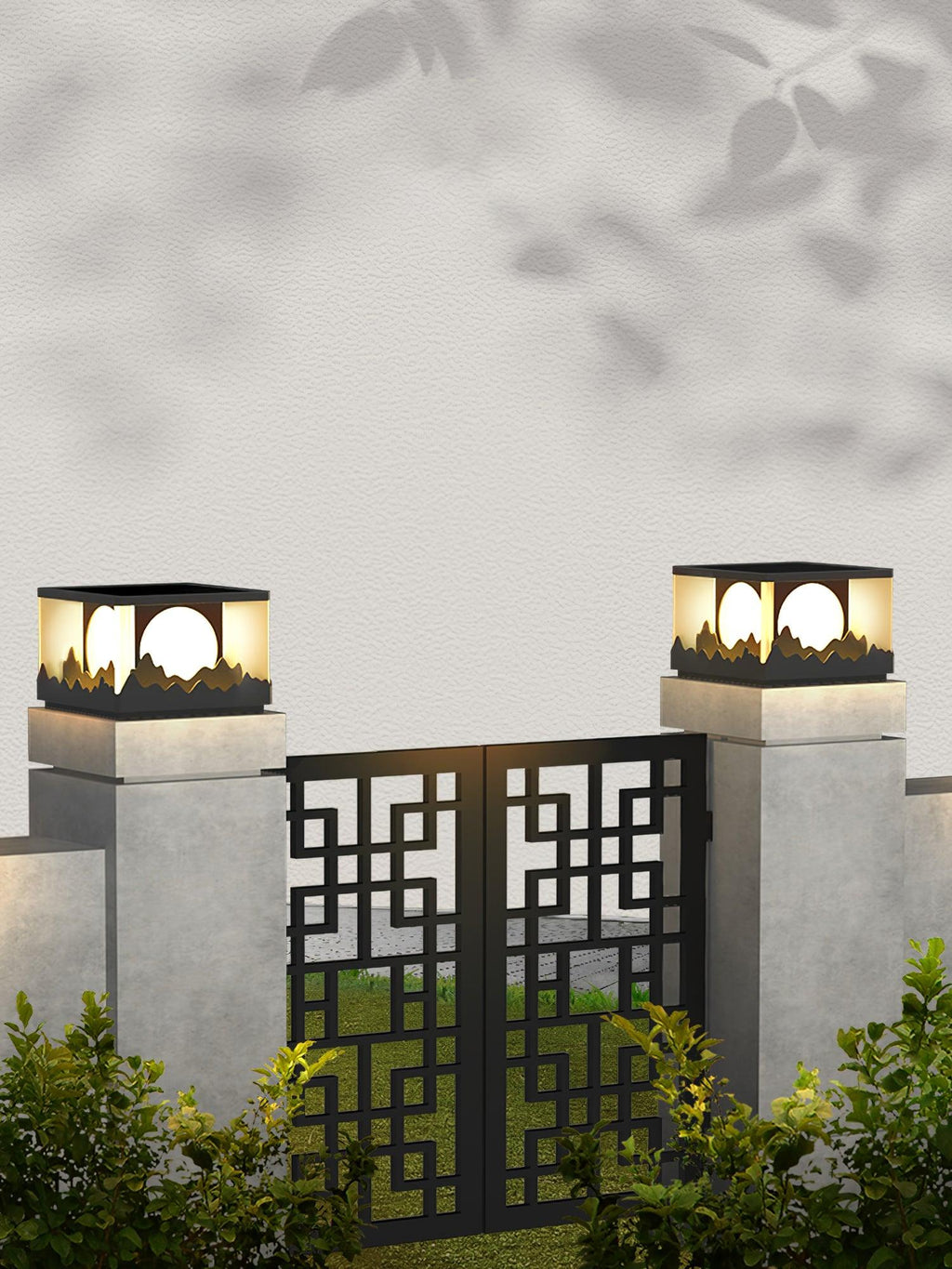 Ulmoria Metal Sunrise Outdoor Garden Light