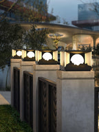 Ulmoria Metal Sunrise Outdoor Garden Light