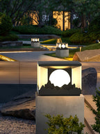 Ulmoria Metal Sunrise Outdoor Garden Light