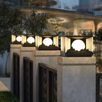 Ulmoria Metal Sunrise Outdoor Garden Light