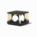 Ulmoria Metal Sunrise Outdoor Garden Light#Power source_Model A: Wired Version#Kelvin range_Warm Light