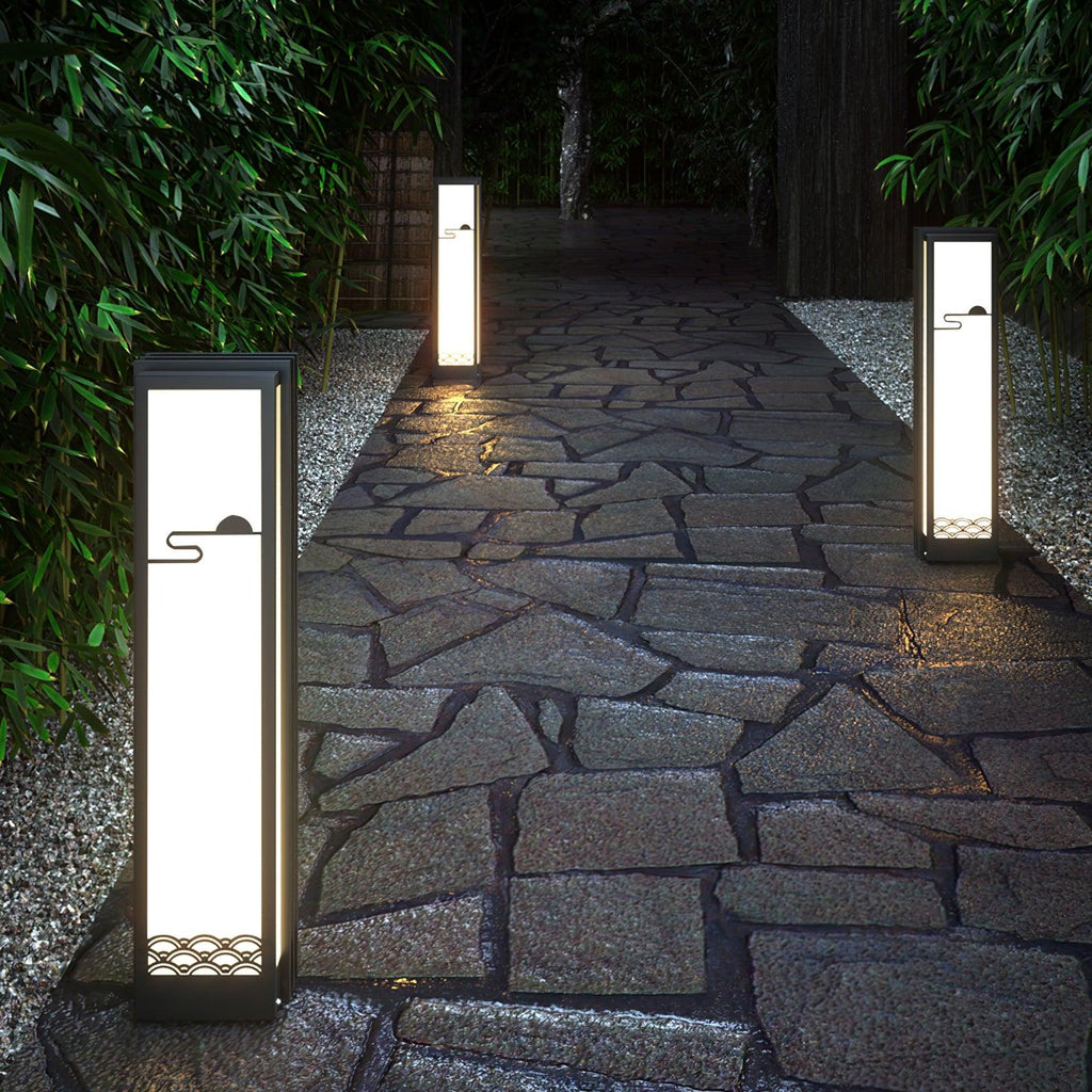 Tervaine Metal Sunrise Outdoor Garden Light
