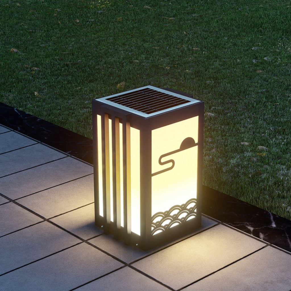 Tervaine Metal Sunrise Outdoor Garden Light