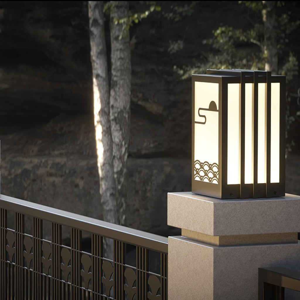 Tervaine Metal Sunrise Outdoor Garden Light