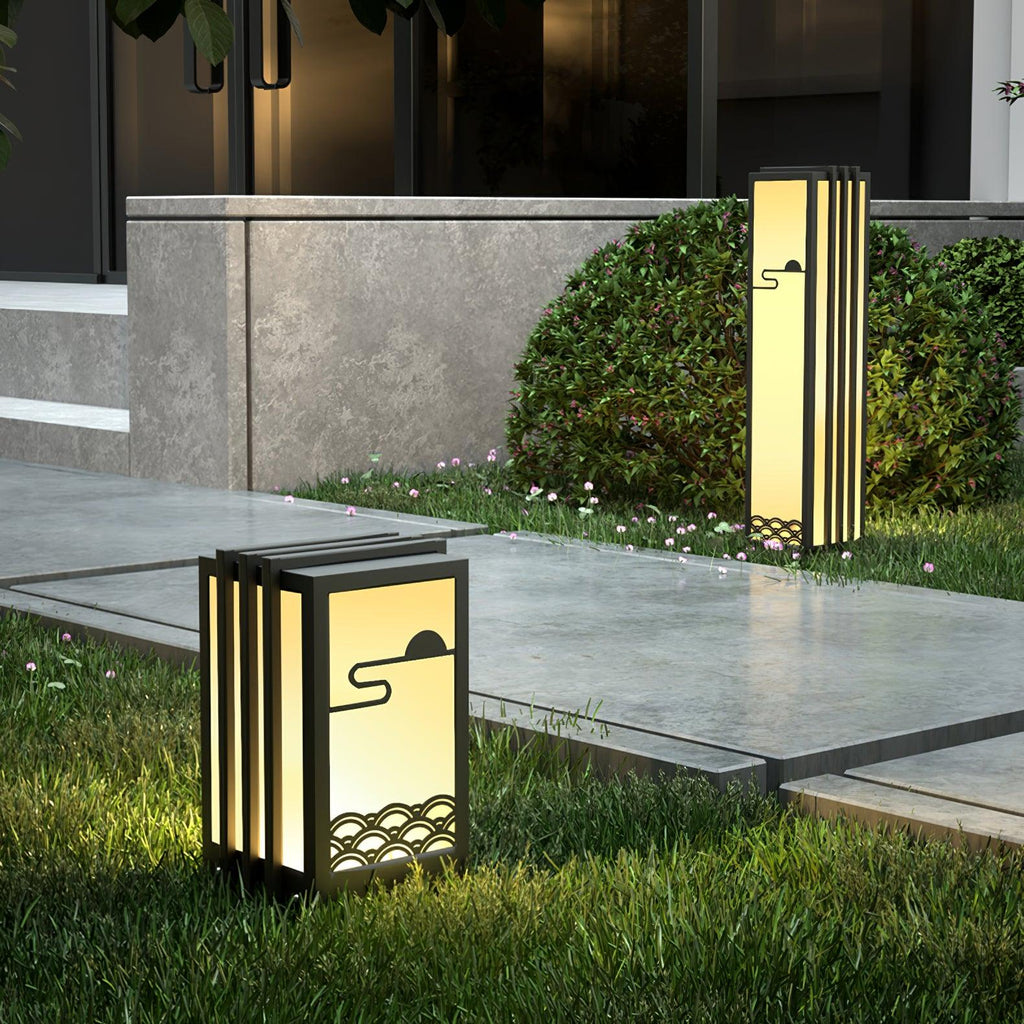 Tervaine Metal Sunrise Outdoor Garden Light