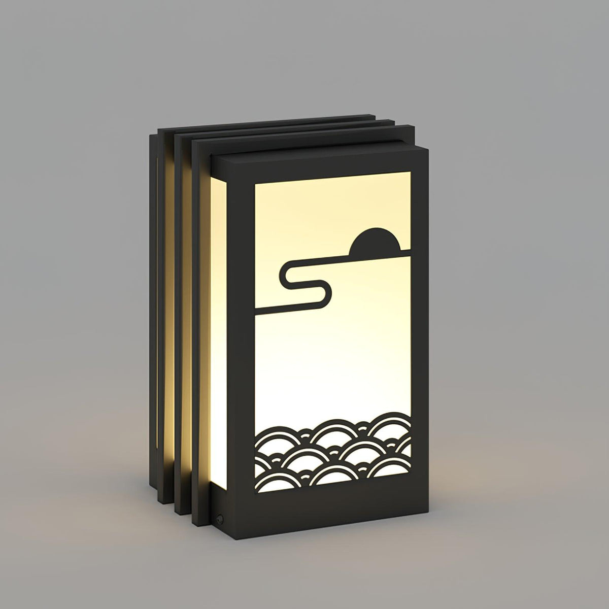 Tervaine Metal Sunrise Outdoor Garden Light