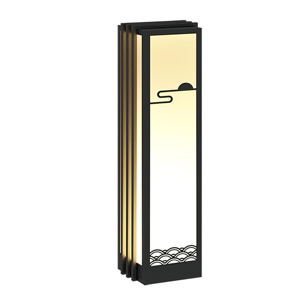 Tervaine Metal Sunrise Outdoor Garden Light#Size_7.9″#Power source_Model A: Wired Version#Kelvin range_Warm Light