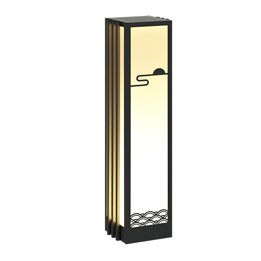 Tervaine Metal Sunrise Outdoor Garden Light#Size_7.9″#Power source_Model B: Solar-Powered Version#Kelvin range_Warm Light