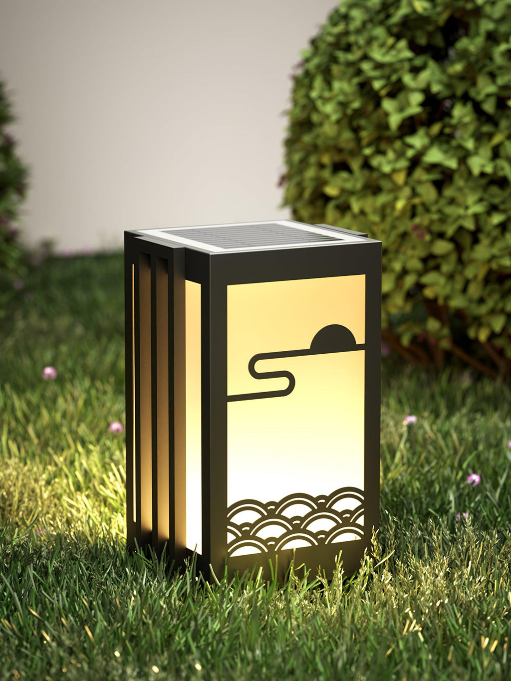 Tervaine Metal Sunrise Outdoor Garden Light