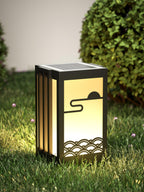 Tervaine Metal Sunrise Outdoor Garden Light
