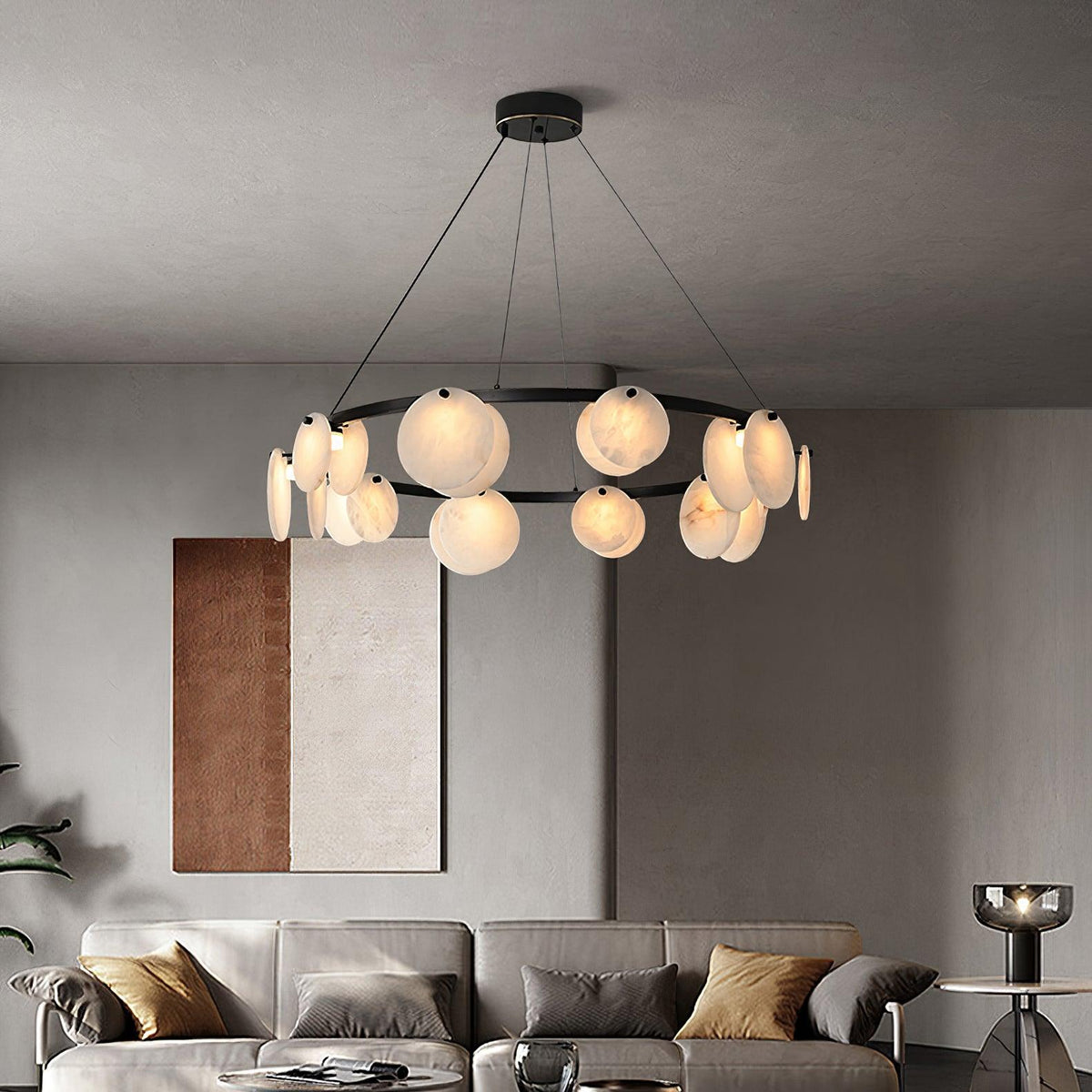 Marovelle Multi-Light Alabaster Chandelier
