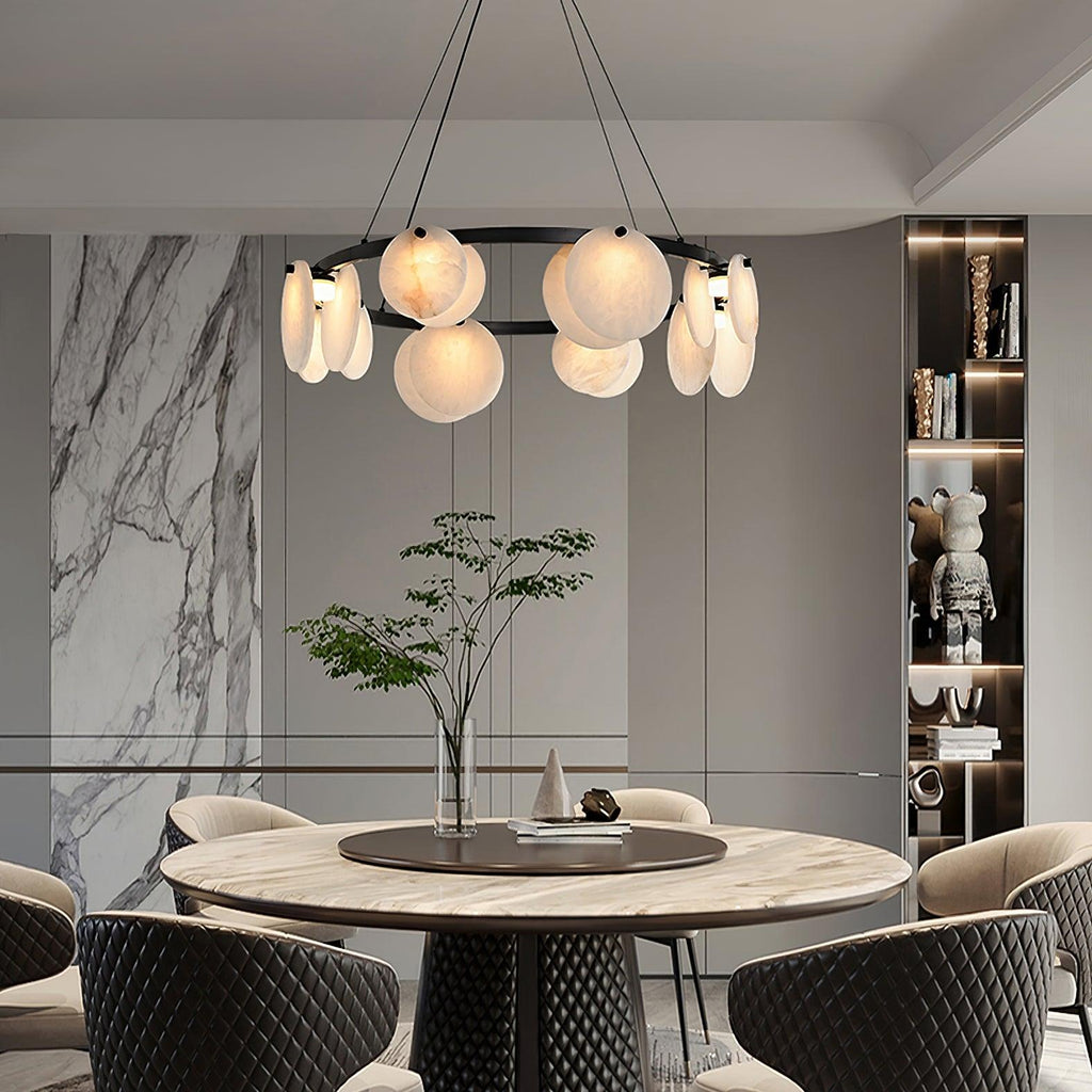 Marovelle Multi-Light Alabaster Chandelier