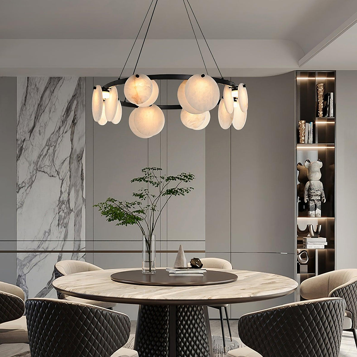 Marovelle Multi-Light Alabaster Chandelier