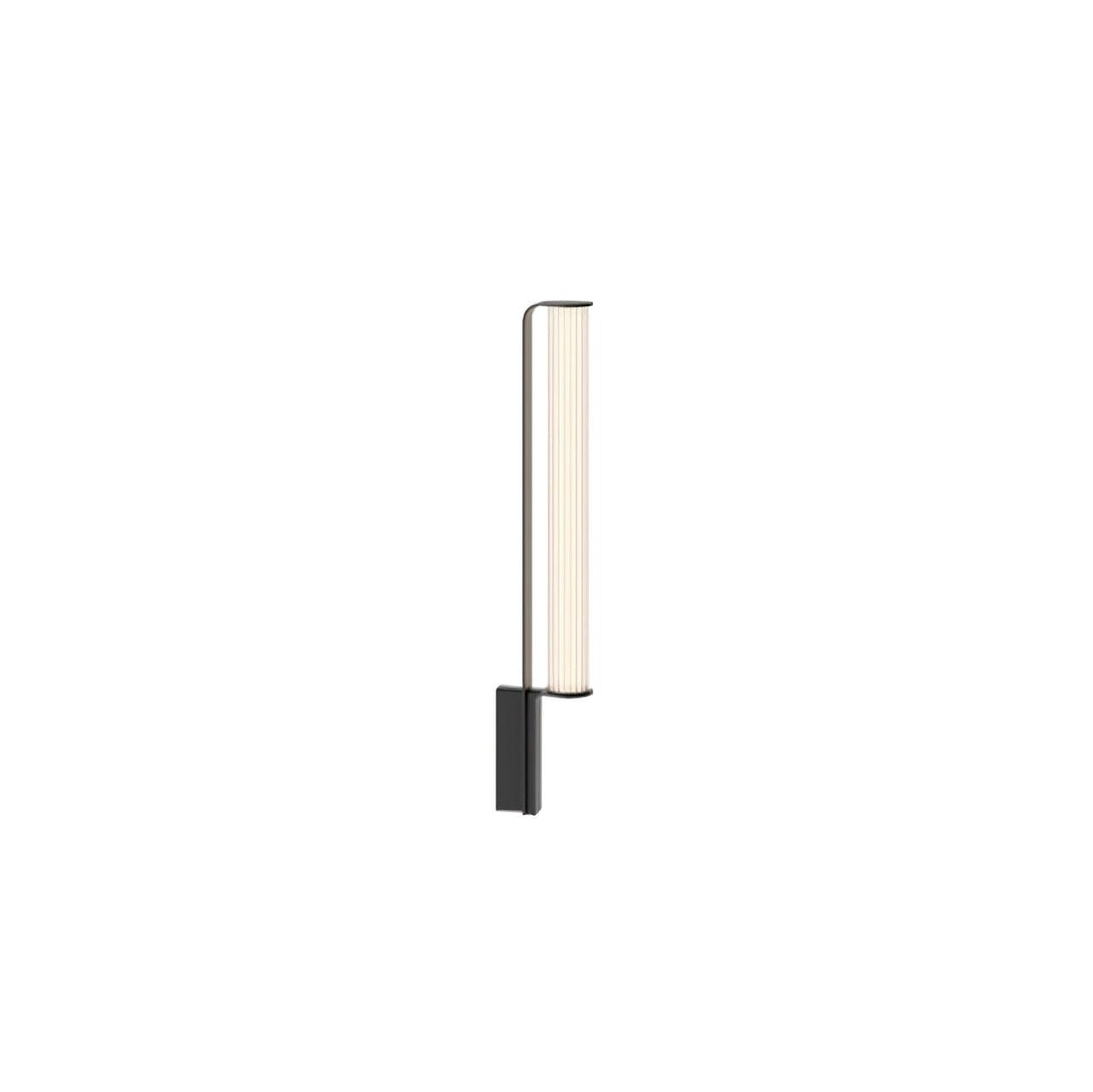 Quessara Modern Metal Arc Outdoor Wall Lamp#Size_37.8″#Finish_Black & White