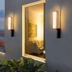 Quessara Modern Metal Arc Outdoor Wall Lamp